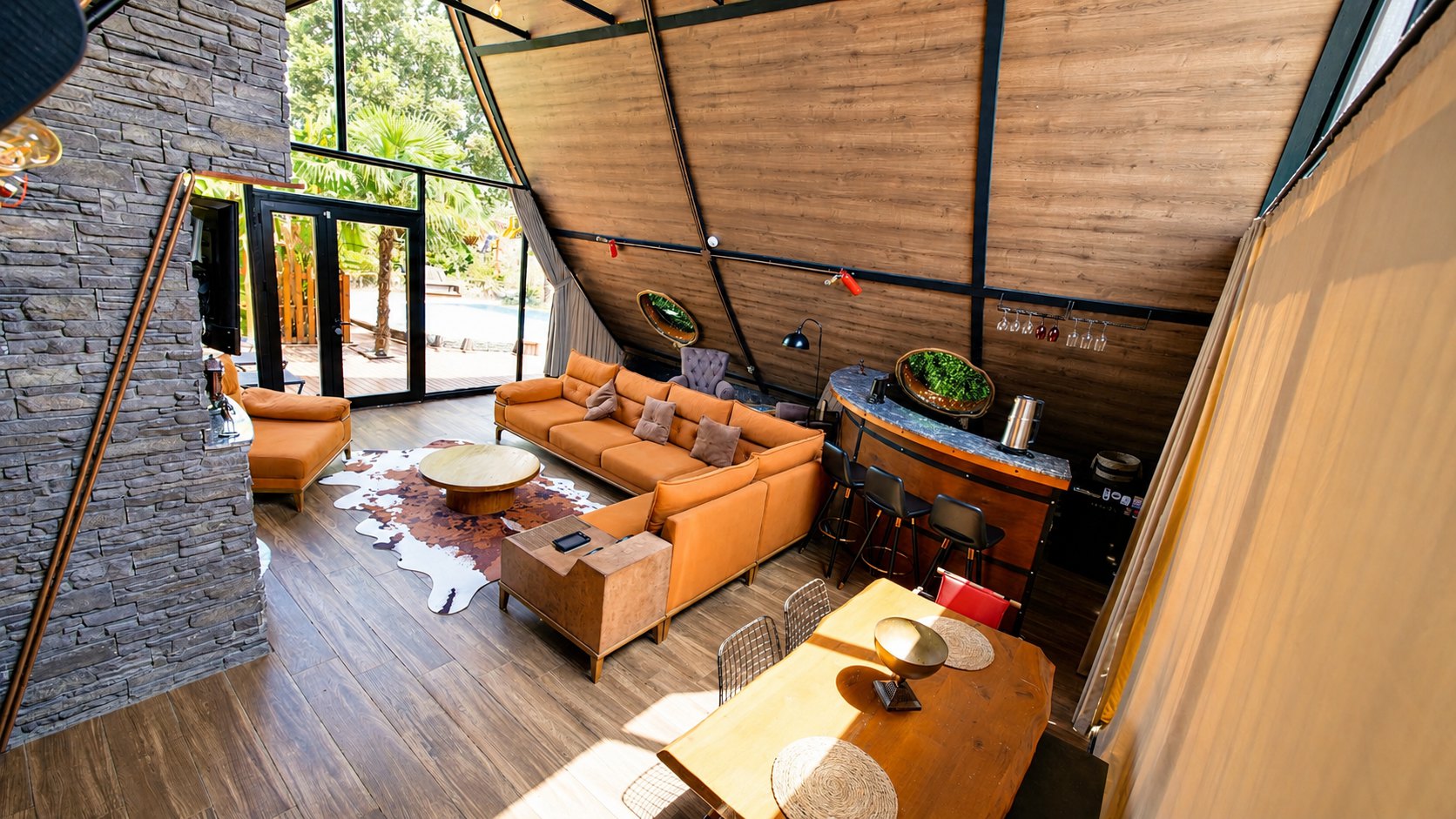 R106 geniş salon panoramik görünüm